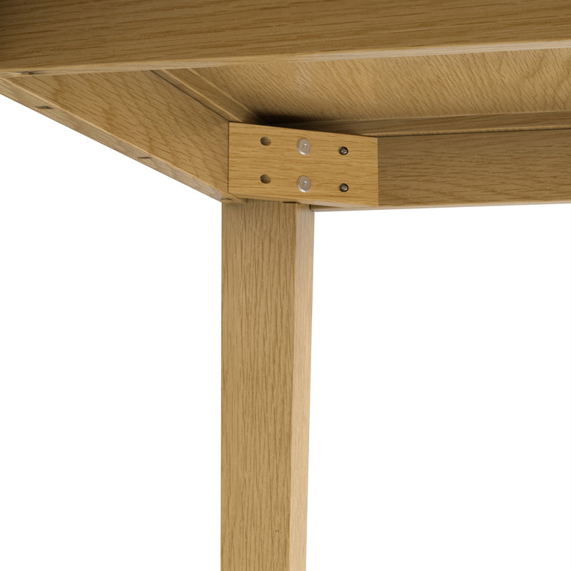 Eastwood 66" Oak Rectangular Contemporary Dining Table