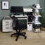 Bureau d'ordinateur avec plateau à clavier
