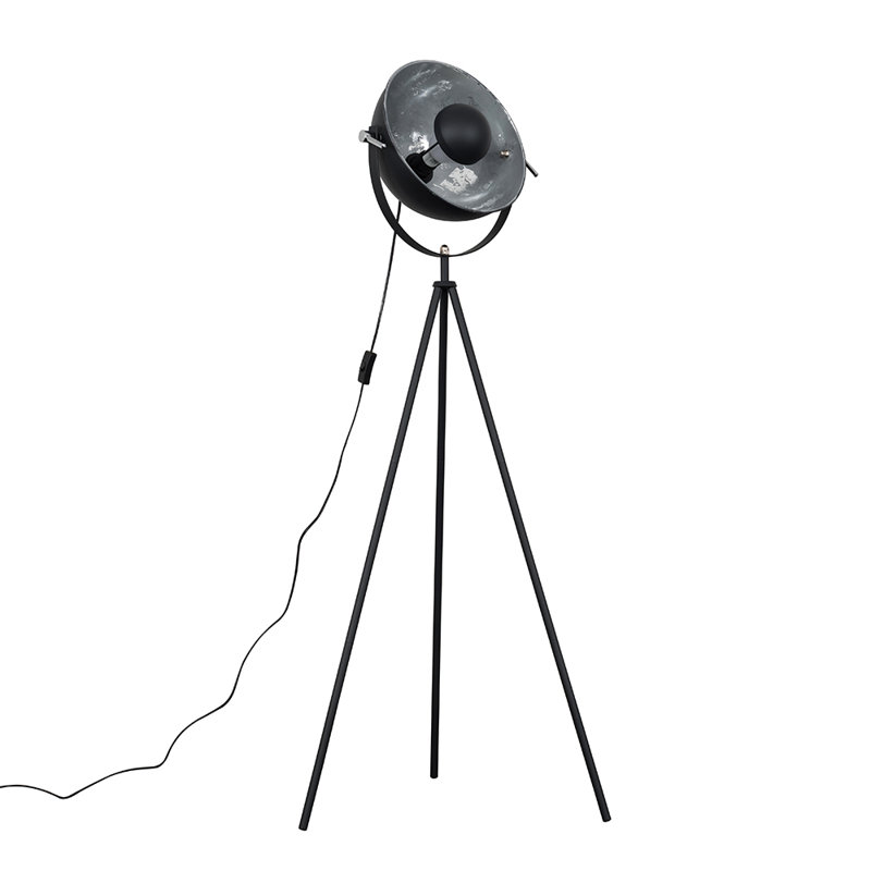 Bournemouth 132.5cm Grey Tripod Floor Lamp, Cool White