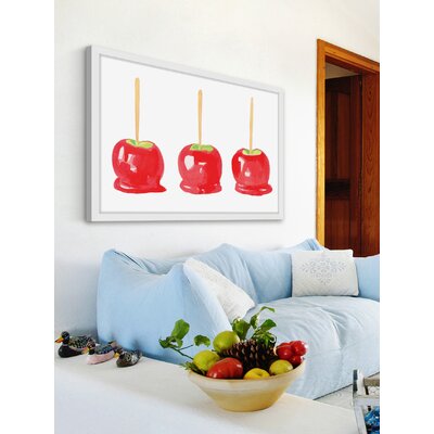 Candy Apples' by Molly Rosner Framed Painting Print -  Marmont Hill, MH-MOLROS-54-NWFP-18