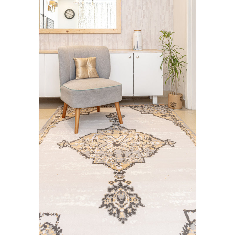 Oriental Indoor Rug, Rectangle 3'6" x 5'6"
