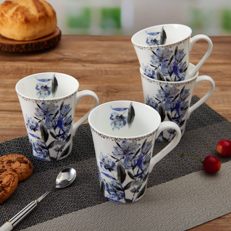 Ensemble de 4 tasses Mikasa Kaia Platinum 13,50Z