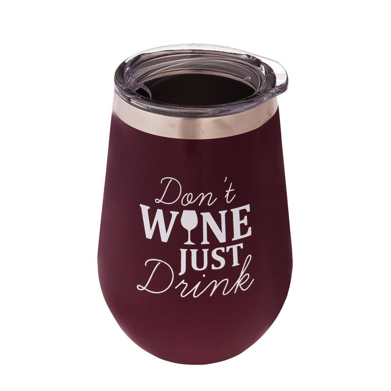 Ne pas avoir à vin, seulement pour les verres de voyage 12 onces
