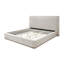 Grand lit tapissier gris - 74,44 po Long et large: 90,69 po