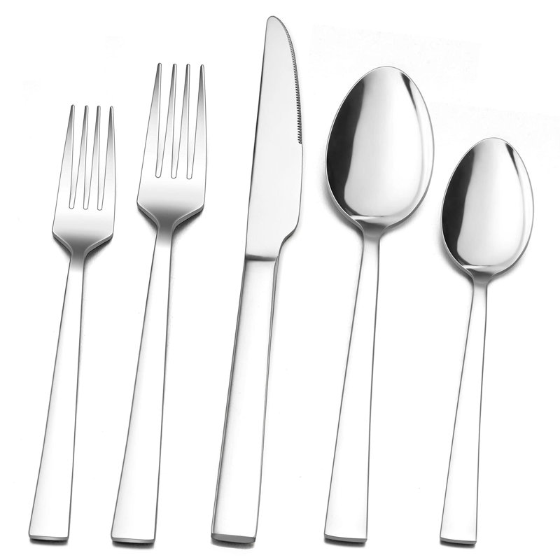 Brayden Studio Cainen 60 Piece Stainless Steel Cutlery Set , Service for 12