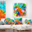 Hand drawn Abstract Floral Pattern - Floral Printed Pillow-30744950-30744954