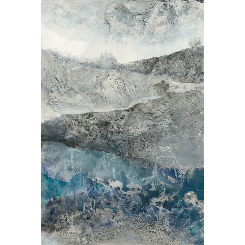 «Silver Hills Crop» par Albena Hristova - impression sur toile tendue, H 18 po x l 12 po, Non, Toile avec cadre flottant noir