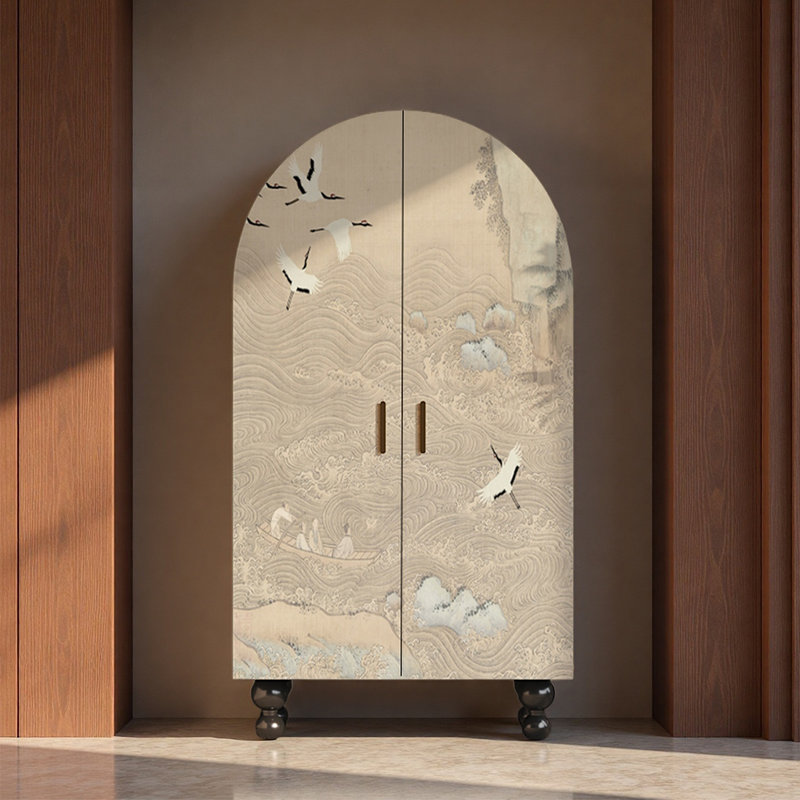 Armoire arquée en bois de frêne