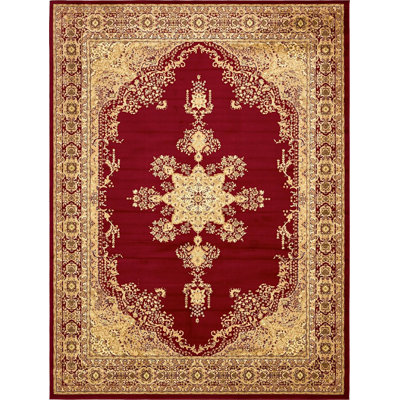 Tapis oriental rouge Gangemi