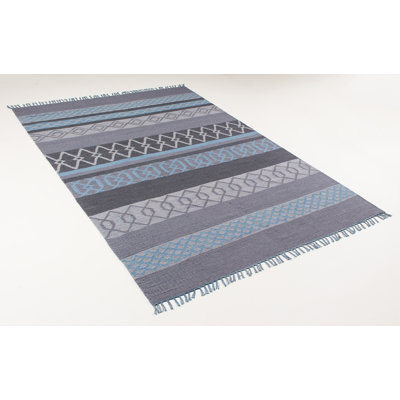 Tulane Geometric Hand Woven Kilim Area Rug
