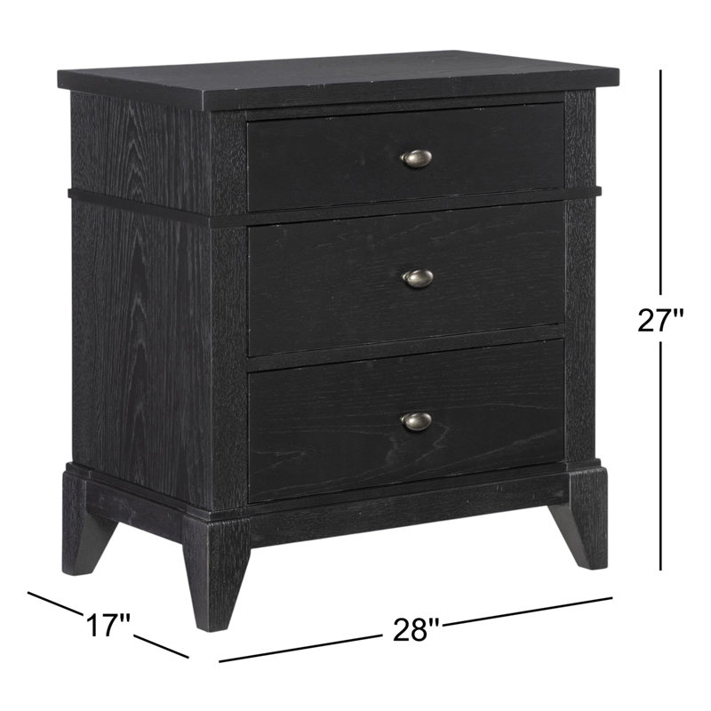 Table de chevet Mya, Brun