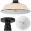 Plafonnier semi-encastré 1 lumière 14 po-1031106466