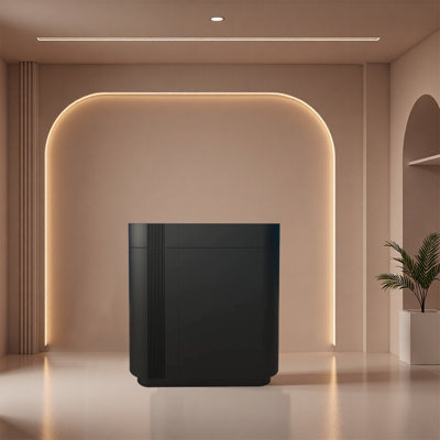 Petit comptoir de réception rétro 39,37 po, bureau d'accueil compact avec rangement verrouillable et trou pour câbles pour salon, spa, boutique ou magasin de détail