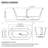 63 Inch,61-Gallon Freestanding Soaking Bathtub, 100% Pure Virgin Acrylic With Drain And Overflow,Glossy White