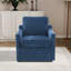 Fauteuil demi-tonneau rembourré avec coussin amovible-114198601