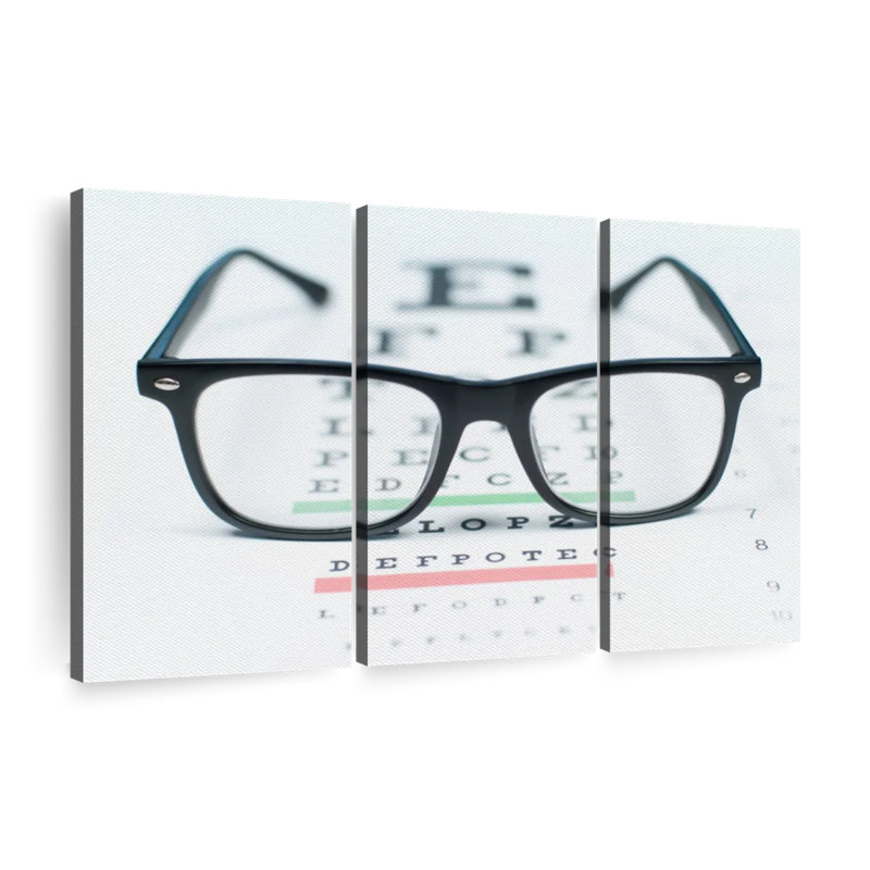 Alphabet, "Impression sur toile", H 48 po x l 74 po