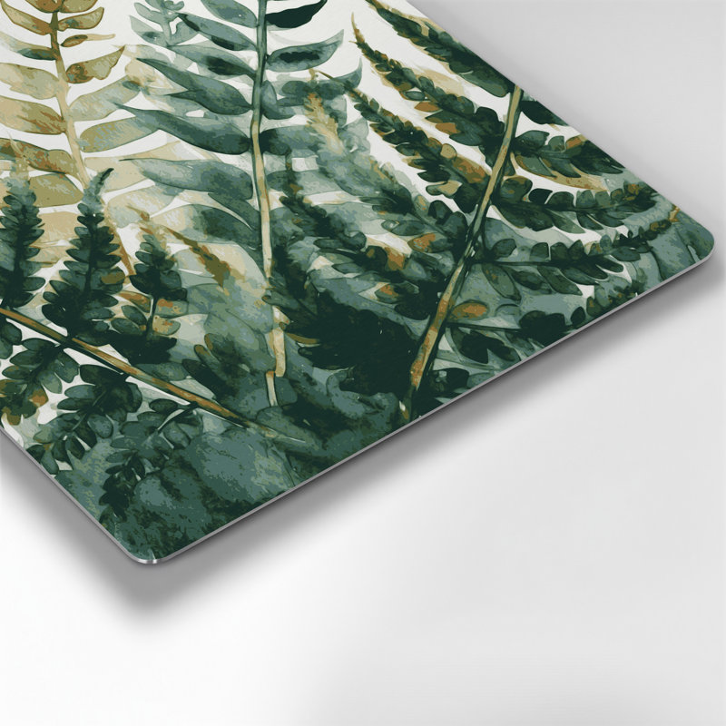 Art mural en métal Botanical Lady Fern, H 192 po x l 192 po x P 0,05 po
