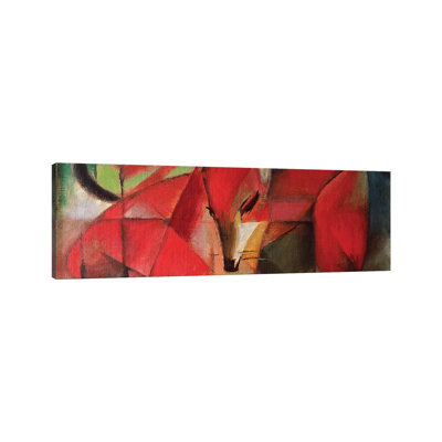 The Fox, 1913 by Franz Marc - Wrapped Canvas Panoramic Painting
