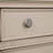 Nightstand Bedroom 1Pc Nightstand Solid Wood Satin Knickel Knobs And Pulls