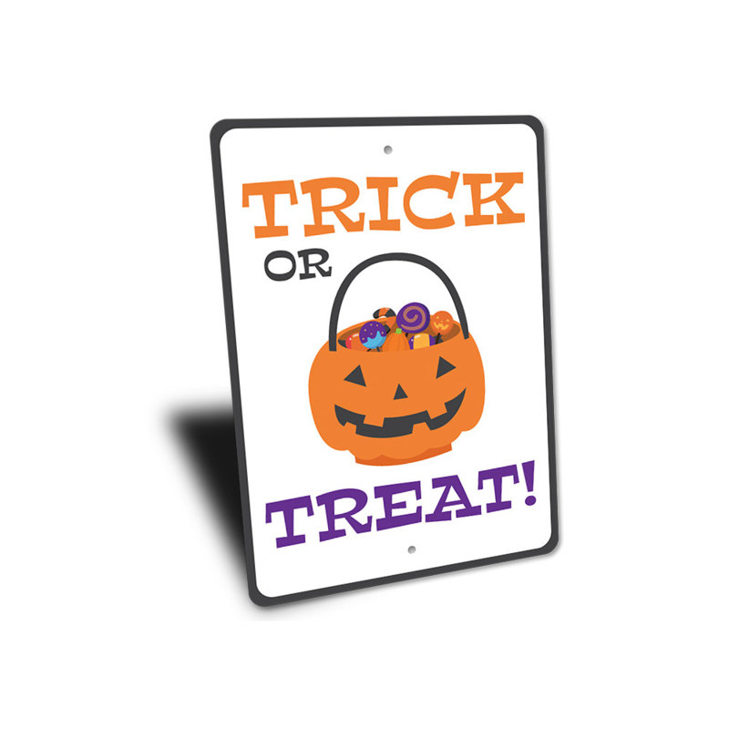 Plaque d'Halloween, H 18 po x l 12 po x P 0,06 po