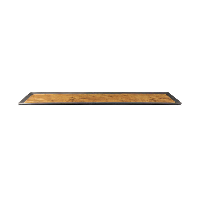Plateau en mélamine Kobe, Or, H 0,5 po x l 20,75 po x P 6,38 po