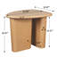 Table d'appoint de table fuselée (bois naturel)