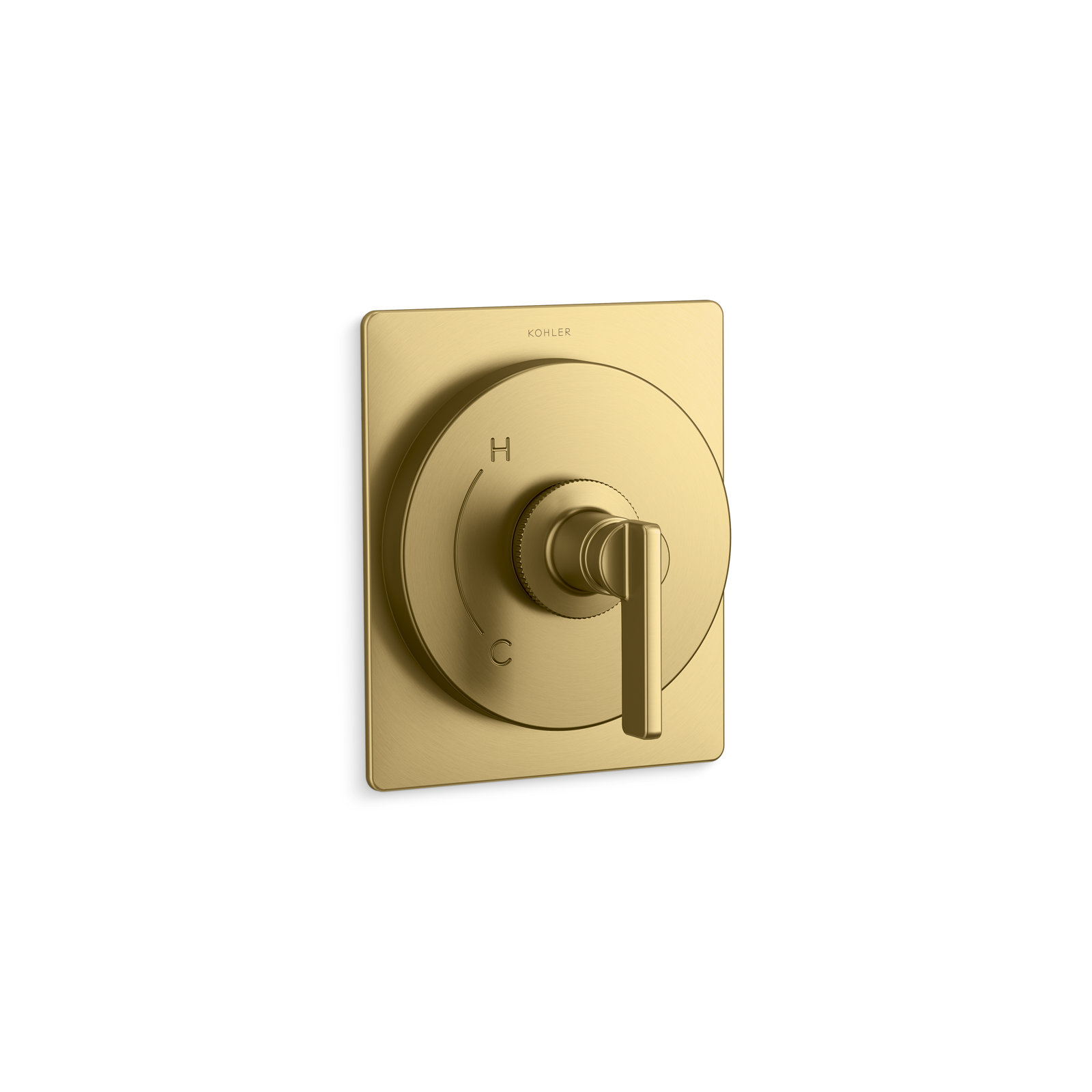 Castia by Studio McGee Rite-Temp Valve Trim, Vibrant Brushed Moderne Brass
