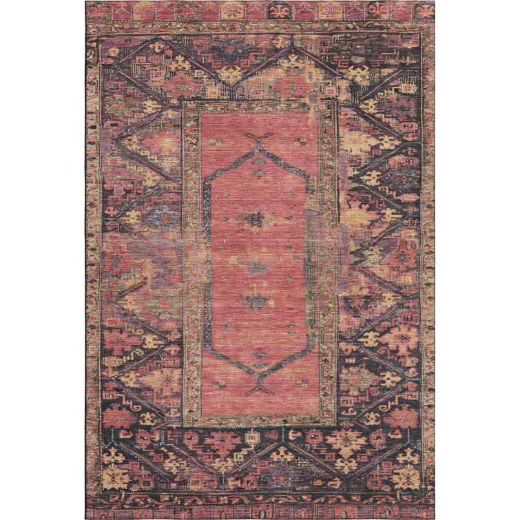 Premium Machine Washable Lubbers AMF1727 Global Rug
