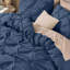  Luxurious Microfiber Pintuck Design Duvet Cover With Pillowcases -123432752-123432748