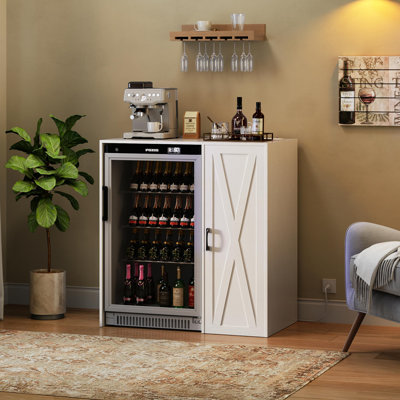 Mini Fridge Cabinet With Storage
