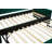Twin Size Upholstered Daybed With Trundle,USB Port ,Side Pockets, Modern V-Grained Backrest Design,No Box Spring Needed, For Bedroom, Guest Room ( Emerald, Twin)-14484893