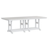 Berlin Gardens Garden Classic Regular Top With White Base Rectangular Counter Height Table