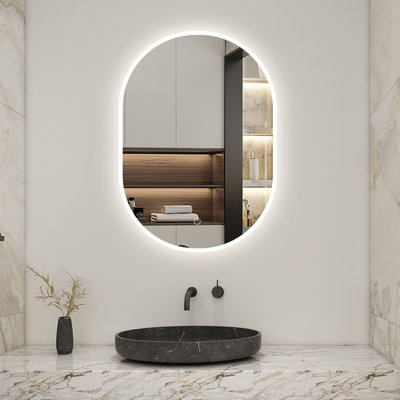 Burkell Oval LED Mirror