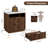 Seyla 23''W Nightstand Set of 2 with 2-Drawer Open Cubby, Built-In Charge Outlets-635551524-609790903