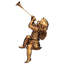 Figurine de fille trompette Anges de Saint-Pierre