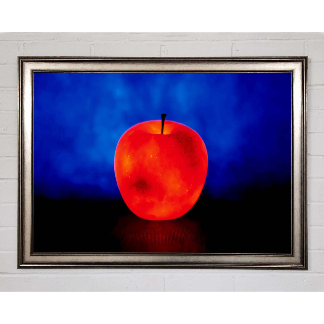 Red Apple Glow - Einzelner Bilderrahmen Kunstdrucke