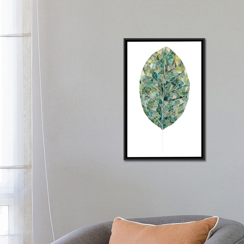 « verdoyant details iv », reproduction d’impression sur toile, H 26 po x l 18 po x P 1,5 po, Pas de tapis