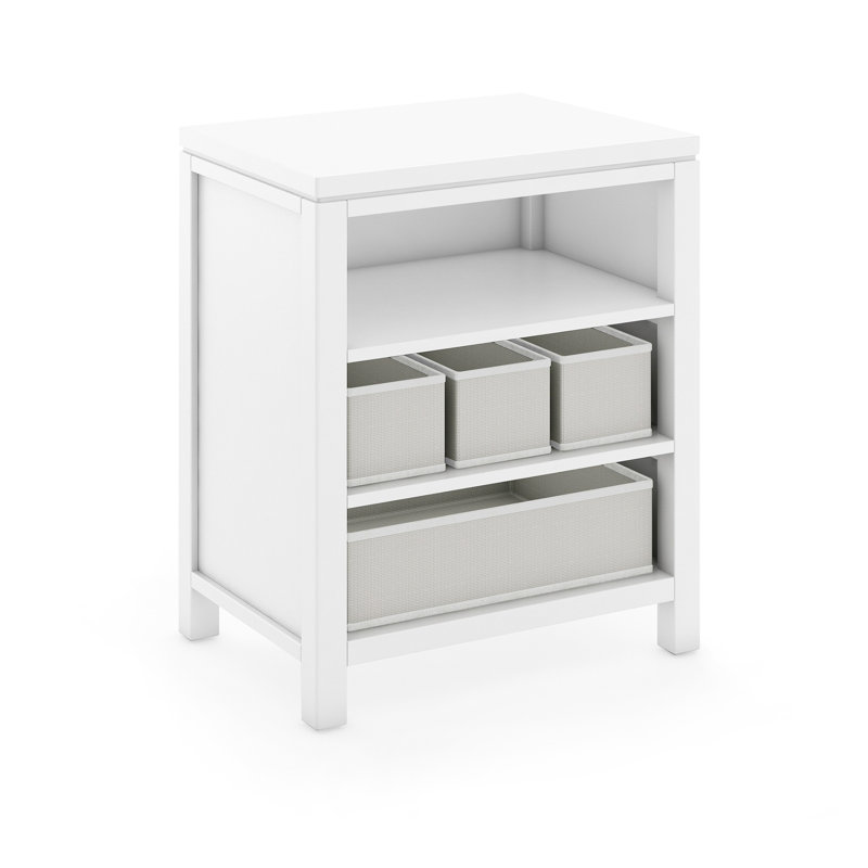 Martha Stewart Crafting Kids Open Storage with Bins, White