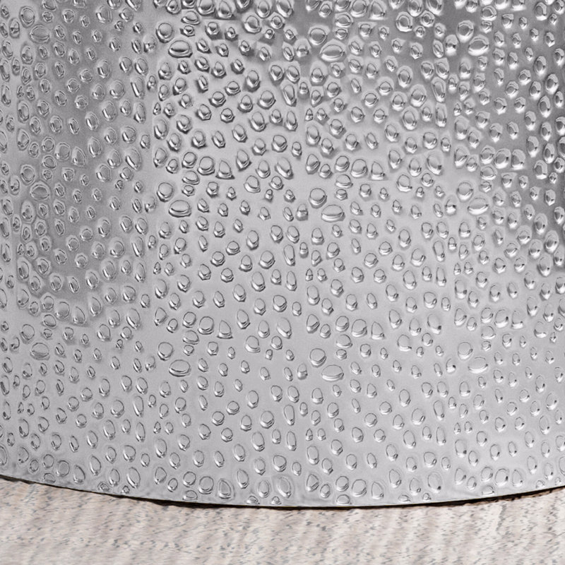 Table d'appoint en métal, Argent argent