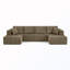 Canapé modulaire rembourré en U-129460640
