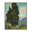 «Van Gogh Cypress Landscape», art de la giclée encadrée par one1000paintings-107873336-111799629