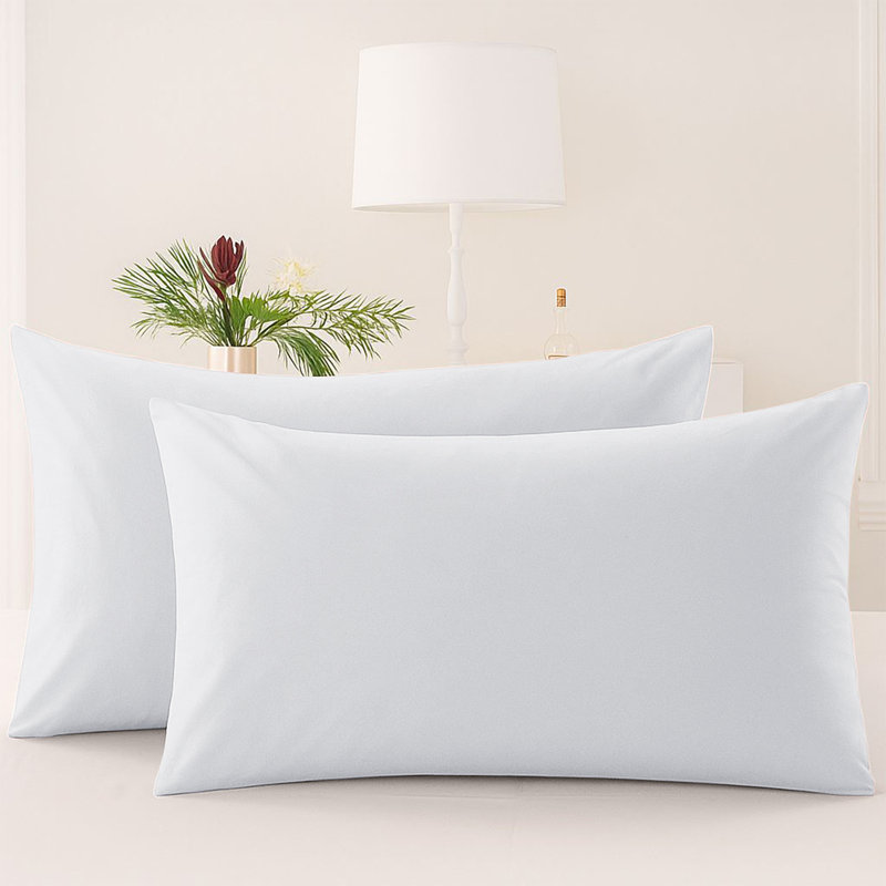 Microfiber Machine Tufted - Set of 2, Silver