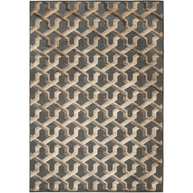 Tapis géométrique Pittenger Performance, Rectangle 8 pi x 11 pi 2 po