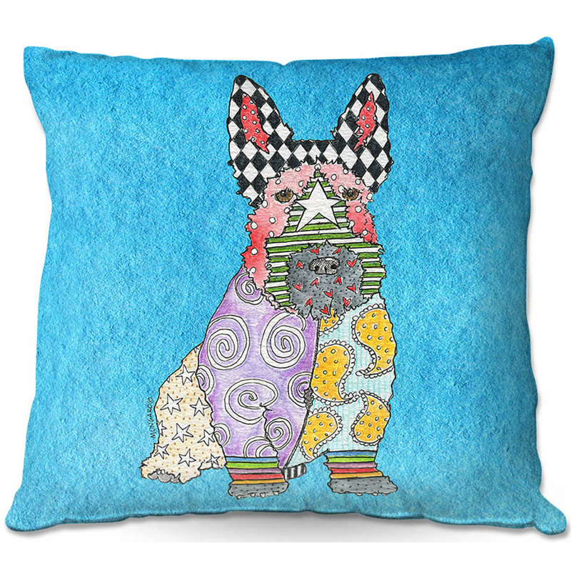  Coussin Couch, 18 po x 18 po, Aigue-marine