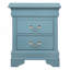Table de chevet compacte sarcelle traditionnelle-864174056