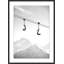 Ski Lift Diagonal 1 Framed Photographic Print