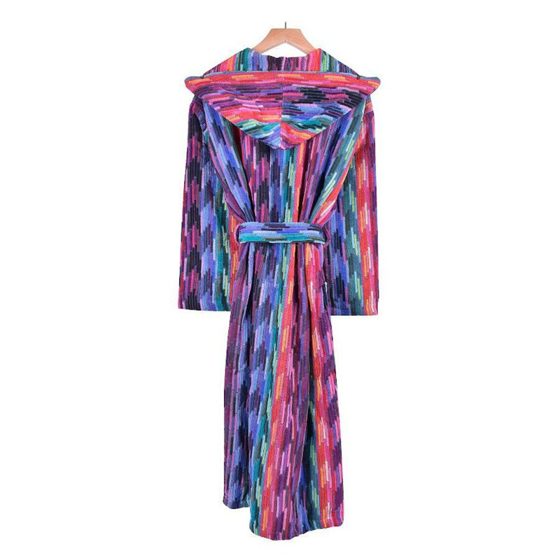 Mid-Calf Bathrobe with Pockets, M