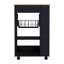 Chariot de cuisine à 5 tablettes et 1 tiroir avec roulettes pour faciliter le déplacement et le rangement, parfait pour organiser et désencombrer votre cuisine.-966799894