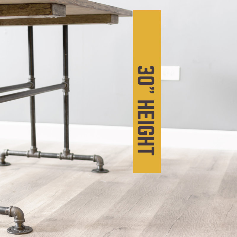 Ensemble de table de cuisine robuste en acier noir