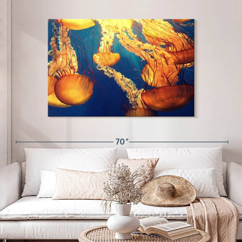 Brampt Jellyfish Bloom, 32" H x 48" W